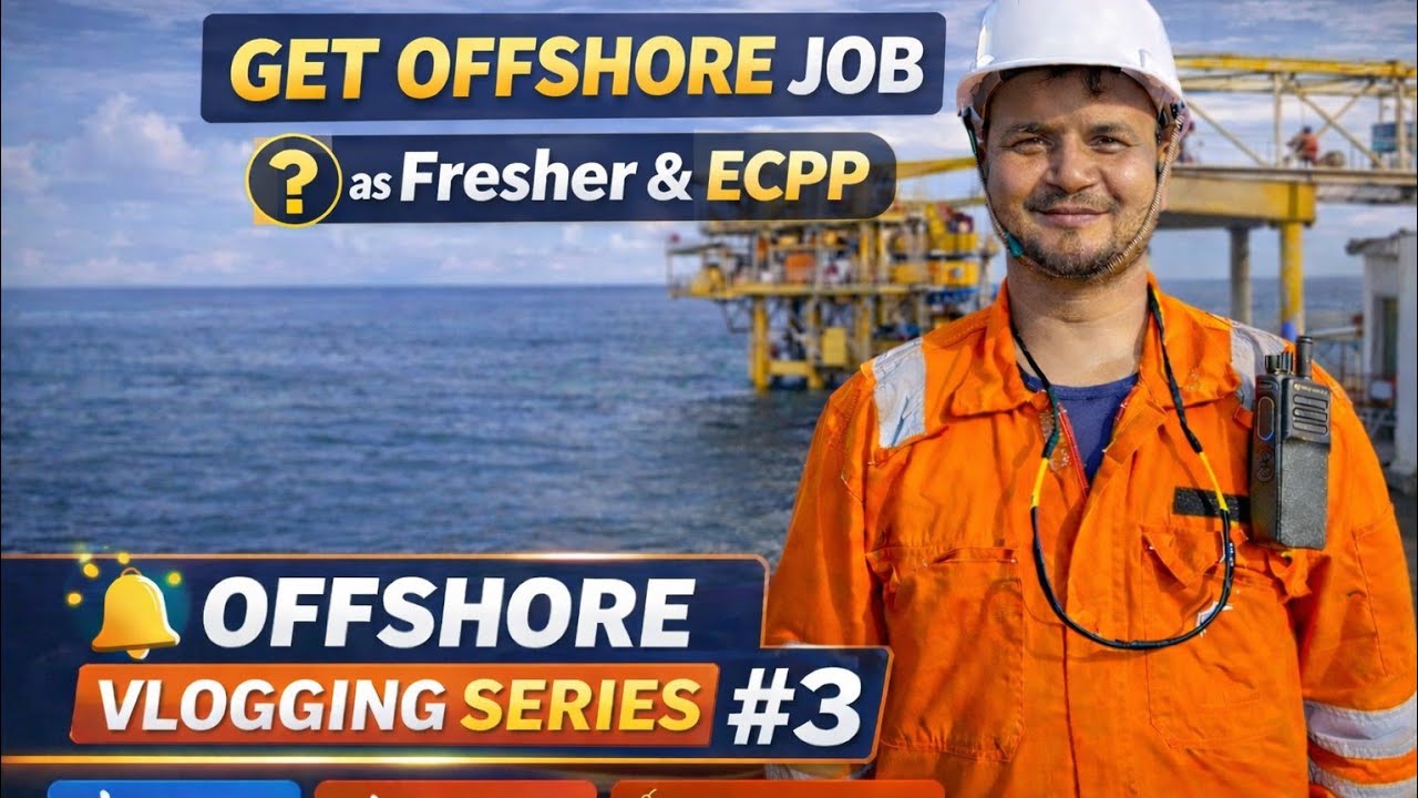 How to Get Offshore Job? | Fresher & Experienced | Offshore Vlogging Series #3