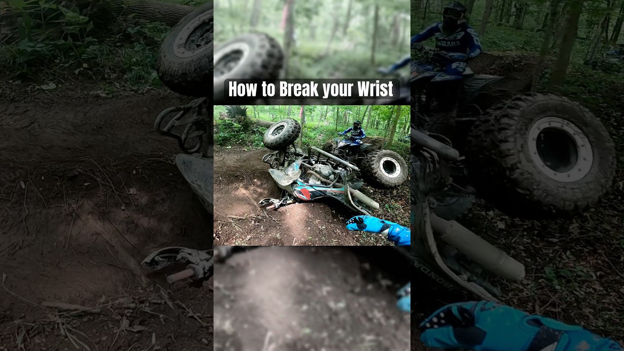 This one hurt #atv #automobile #sports #racing #offroad #gopro