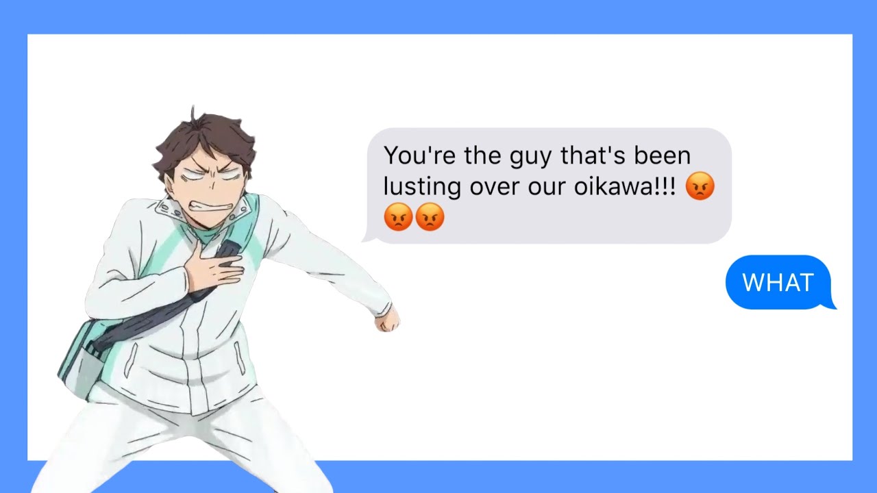 Oikawa's crazy fan girls.. || haikyuu texts
