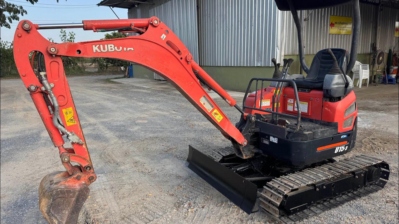 Kubota u15-3 ใช้งานน้อย ระบบดีมาก 