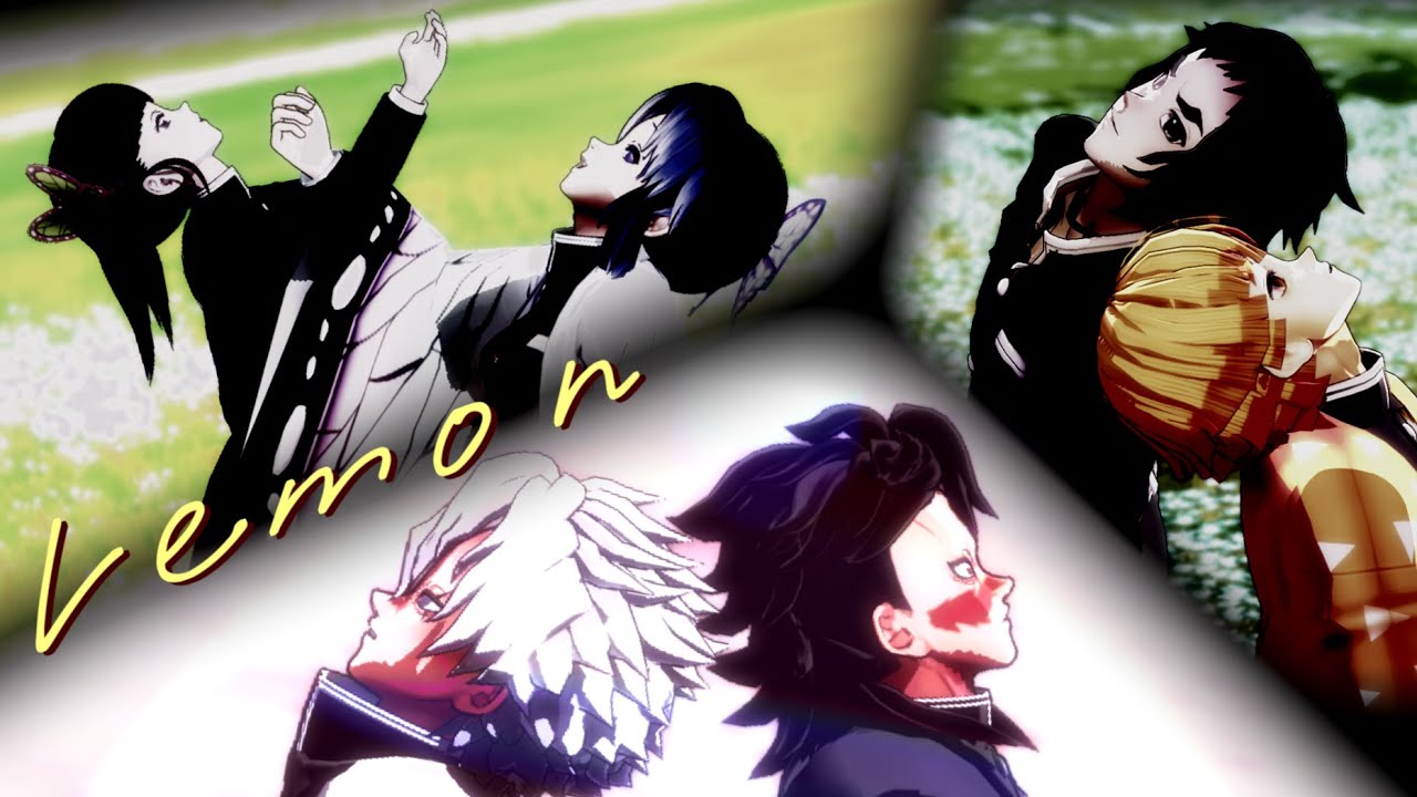 【鬼滅のMMD】Lemon【不死川実弥　不死川玄弥　胡蝶しのぶ　栗花落カナヲ　我妻善逸　獪岳】