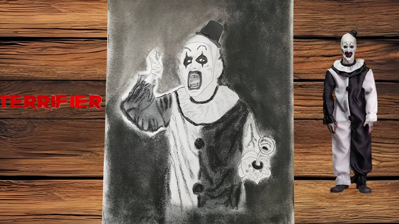 How To Make Terrifier Drawing 🥶🔥