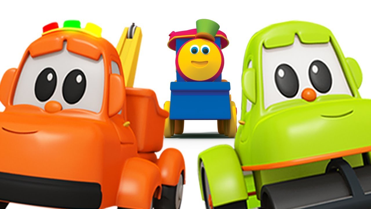 aprendendo cores com veículos de rua | Learn Colors With Vehicles | Bob Fun Series | Bob The Train