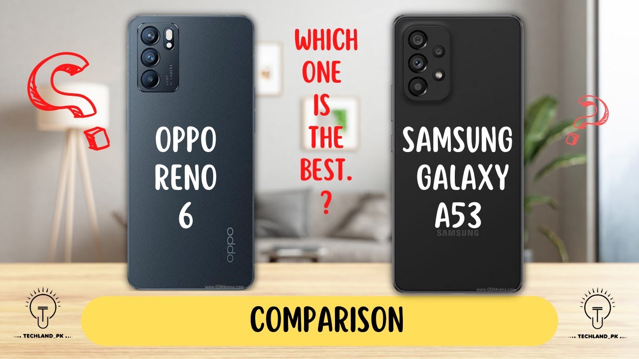 Samsung galaxy A53 Vs Oppo Reno 6  Full Comparison & Specifications | Best Smartphones | | Reno 6