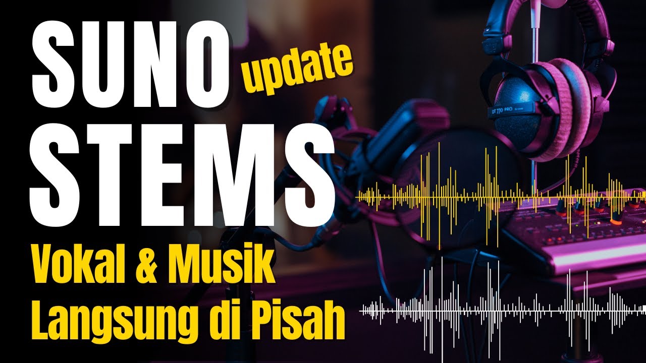 Pisahin Vokal dan Musik Langsung di SUNO