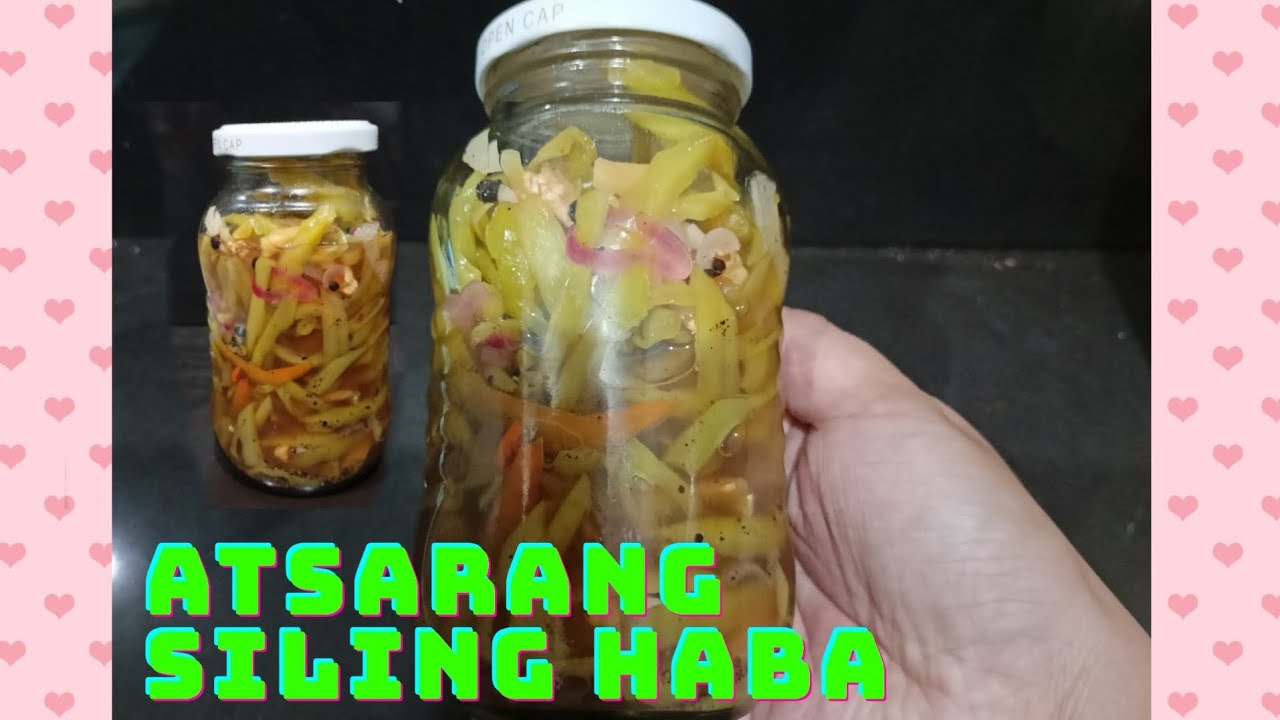 Atsarang Siling haba (pickled green chili)🌶️😋