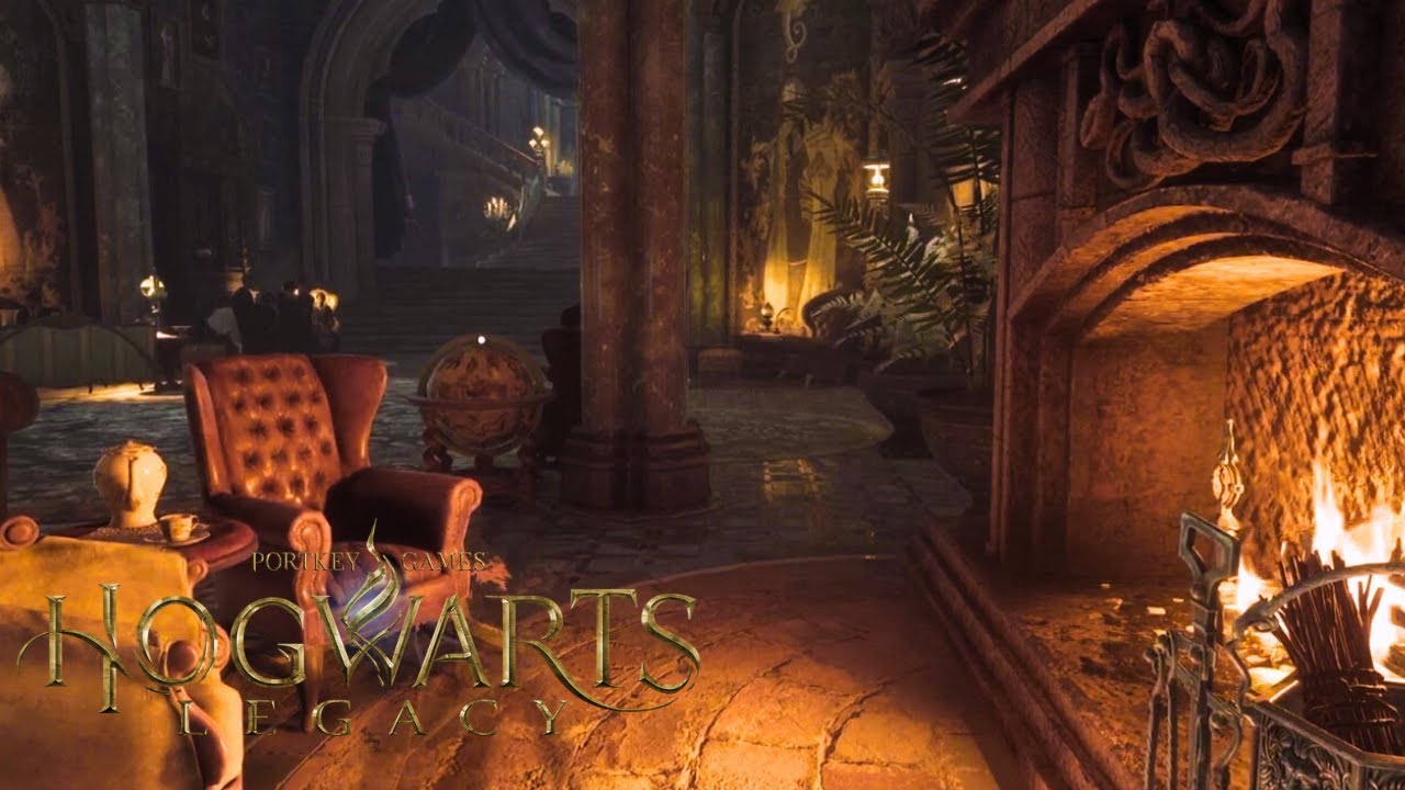 Hogwarts Legacy - Sneaking around the Slytherin Common Room 🐍✨ (1 hour) ⏰