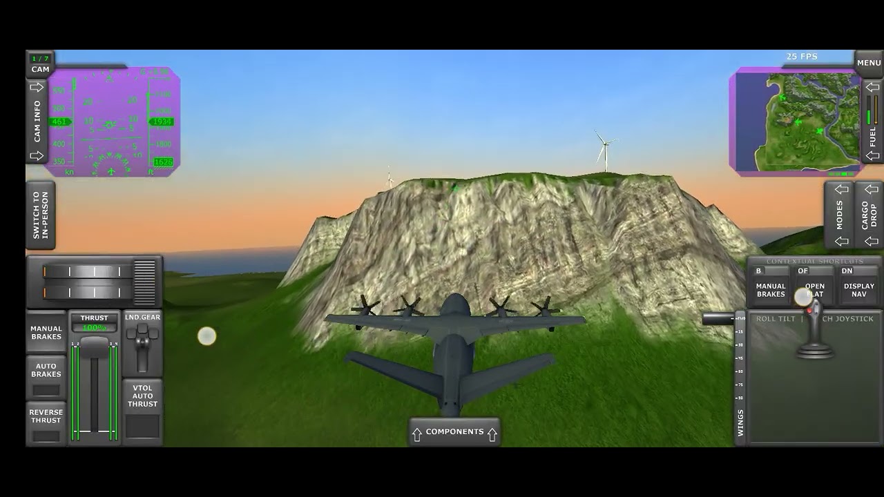 Mountain landing 🛬 gonna wrong 😞