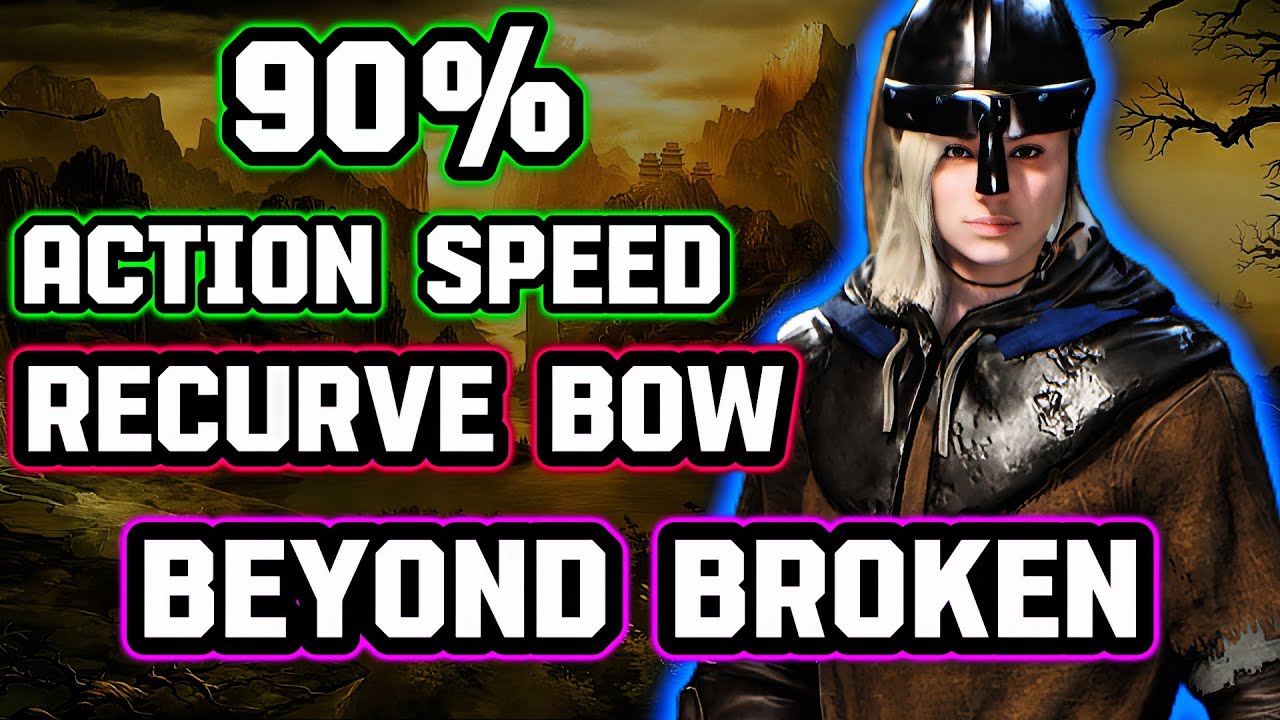 90% Action Speed RECURVE BOW Is BEYOND BROKEN | Dark and Darker