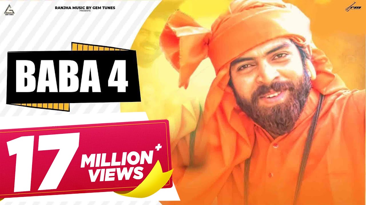 Baba 4 (Dhoomadhar) | Official Video | Masoom Sharma | Pranjal Dahiya | Haryanvi Song