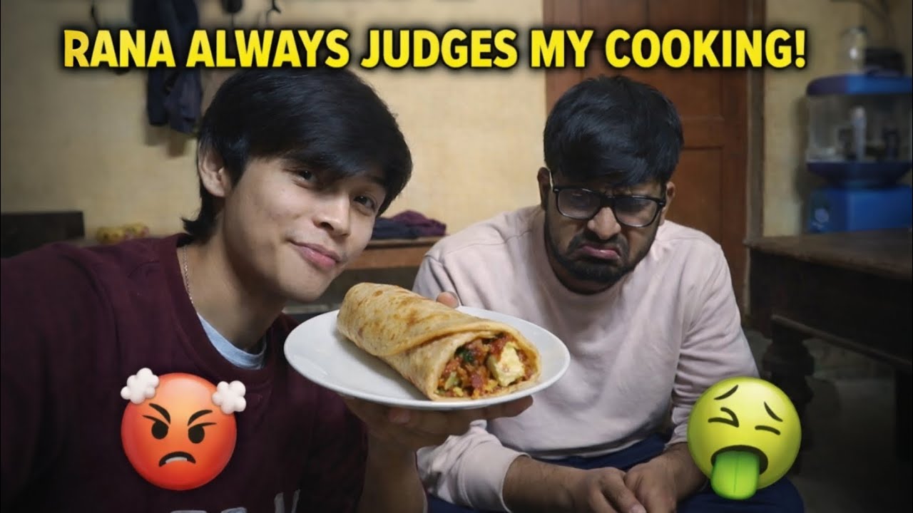 When Your Friend Judges Your Cooking Before Eating 🤦‍♂️