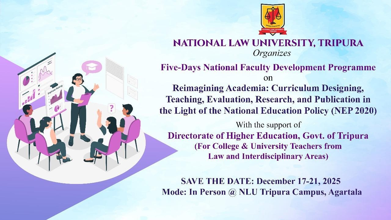 Day 04 (S-01) | Prof. (Dr.) Ajay Gudavarthy | Five-Day National FDP 2025 | NLU Tripura
