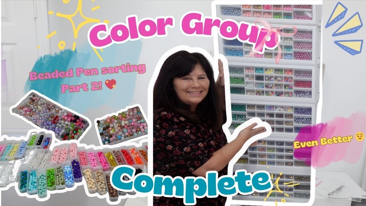 Part Two Organizing My Bead Pen Supplies 🎥 Best Organization System