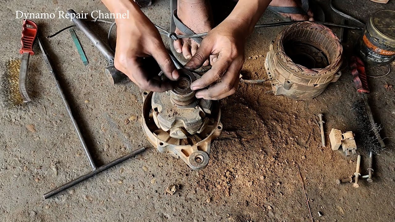 Full Restoration of Rusty Dynamo | Restoring The Old Bearing Dynamo For Car Hyundai