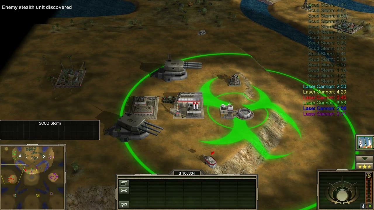 Command & Conquer   Generals Gla Toxin VS Generals Usa Laser