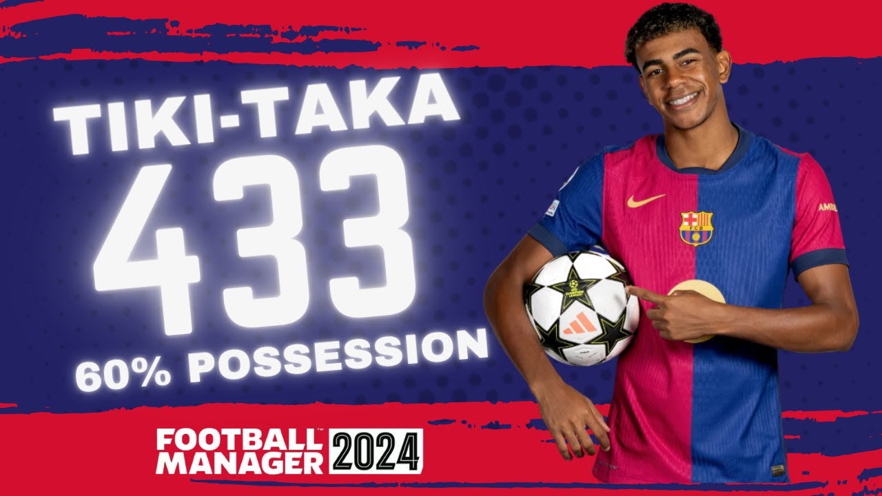 The ULTIMATE Tiki-Taka Possession Tactic In FM24! Best FM24 TACTICS!