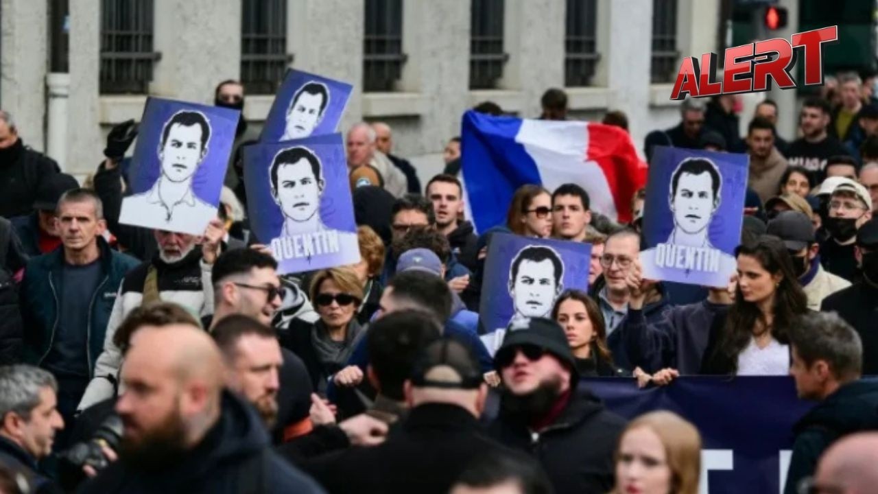 Thousands March In Lyon To Honour Slain 23-Year-Old Nationalist Activist | ALERT News