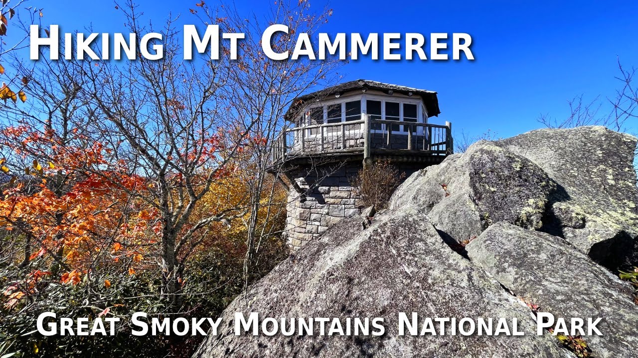 Hiking Mt Cammerer in the Great Smoky Mountains National Park