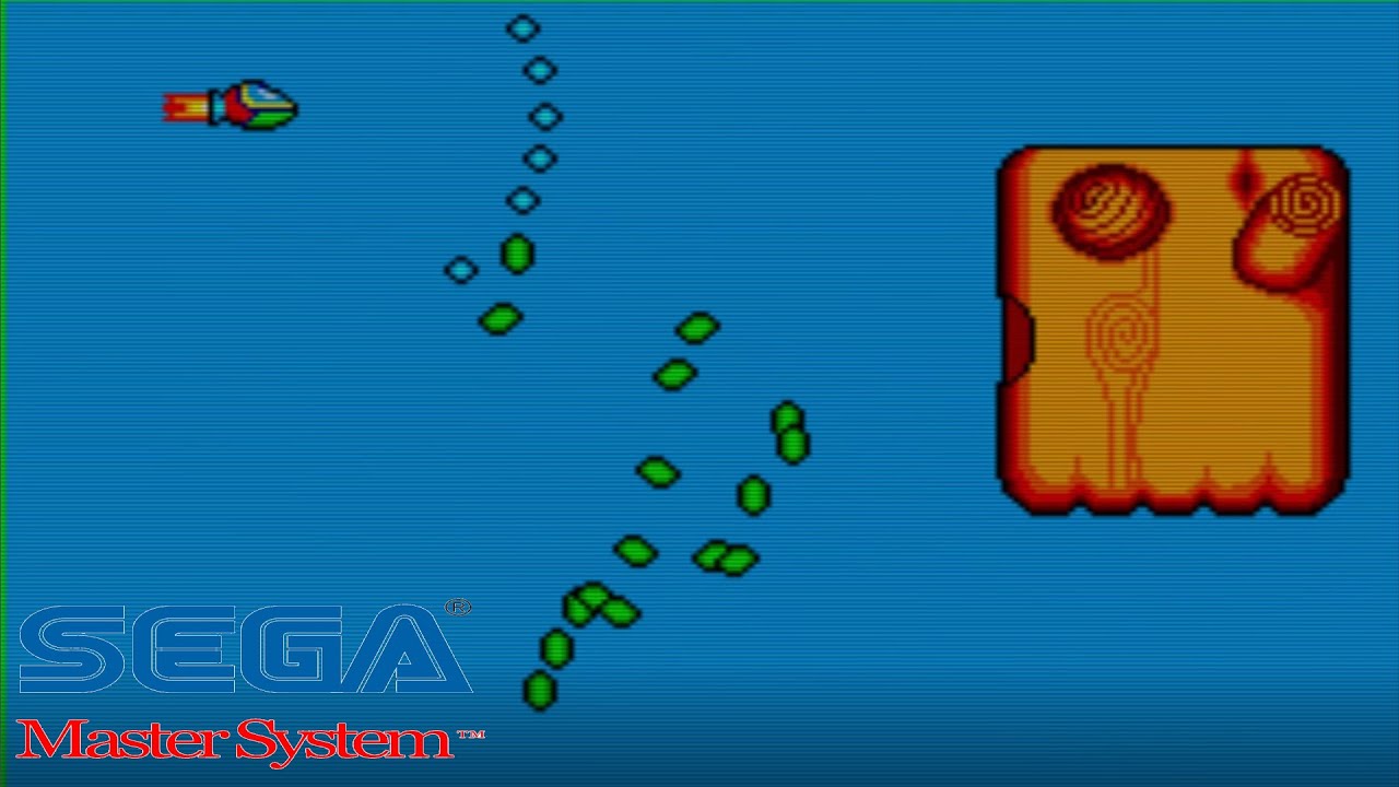 Plaleaf - Fantasy Zone Walkthrough #1 - Sega Master System Gameplay - No Commentary