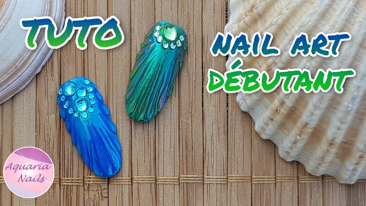 TUTO effet coquillage transparent coloré