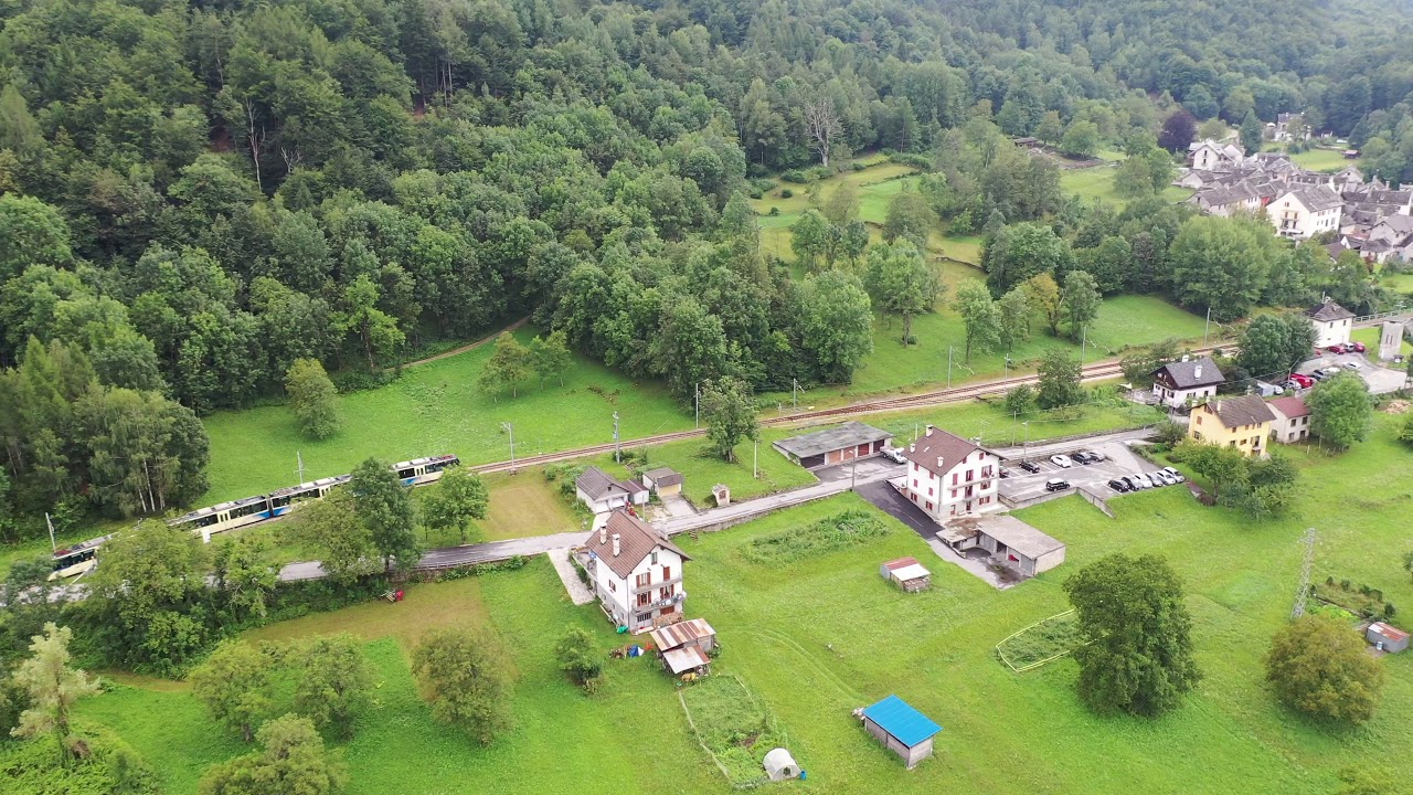 LA FERROVIA DOMODOSSOLA-LOCARNO DALL'ALTO ESTATE 2019