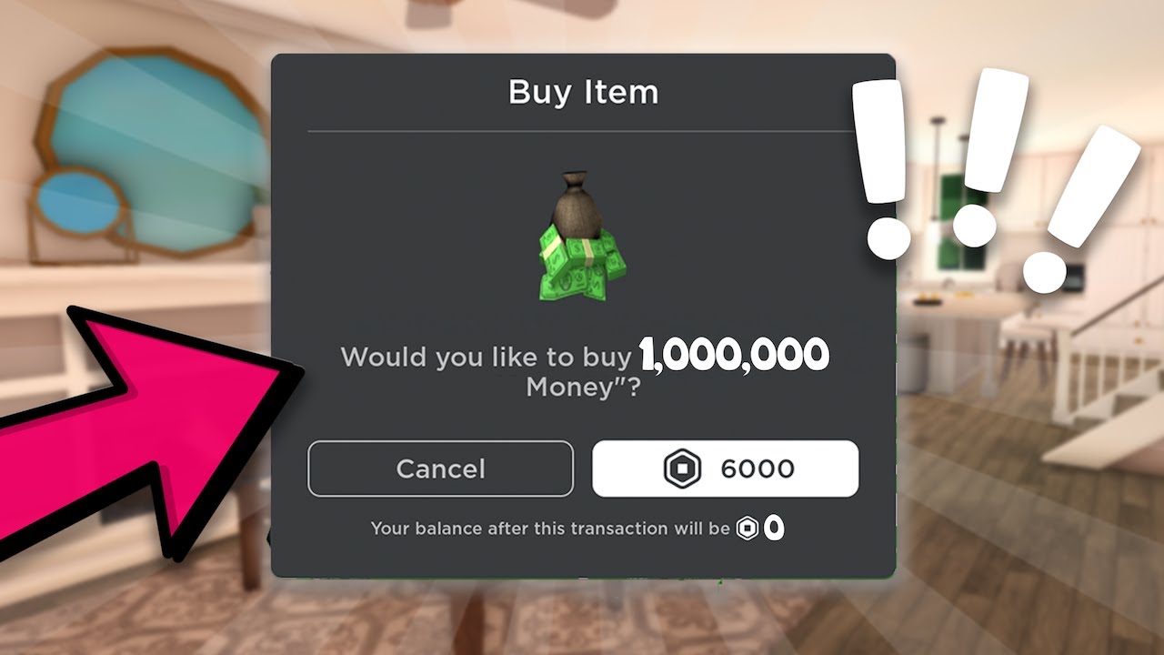 Spending ALL MY ROBUX on BLOXBURG MONEY!! (i'm poor...)
