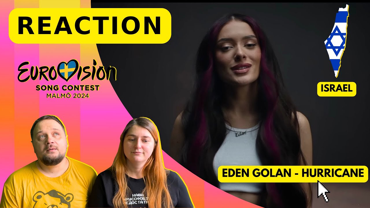 🔊 Реакція на Eden Golan - 'Hurricane' - Israel 🇮🇱 | Eurovision 2024