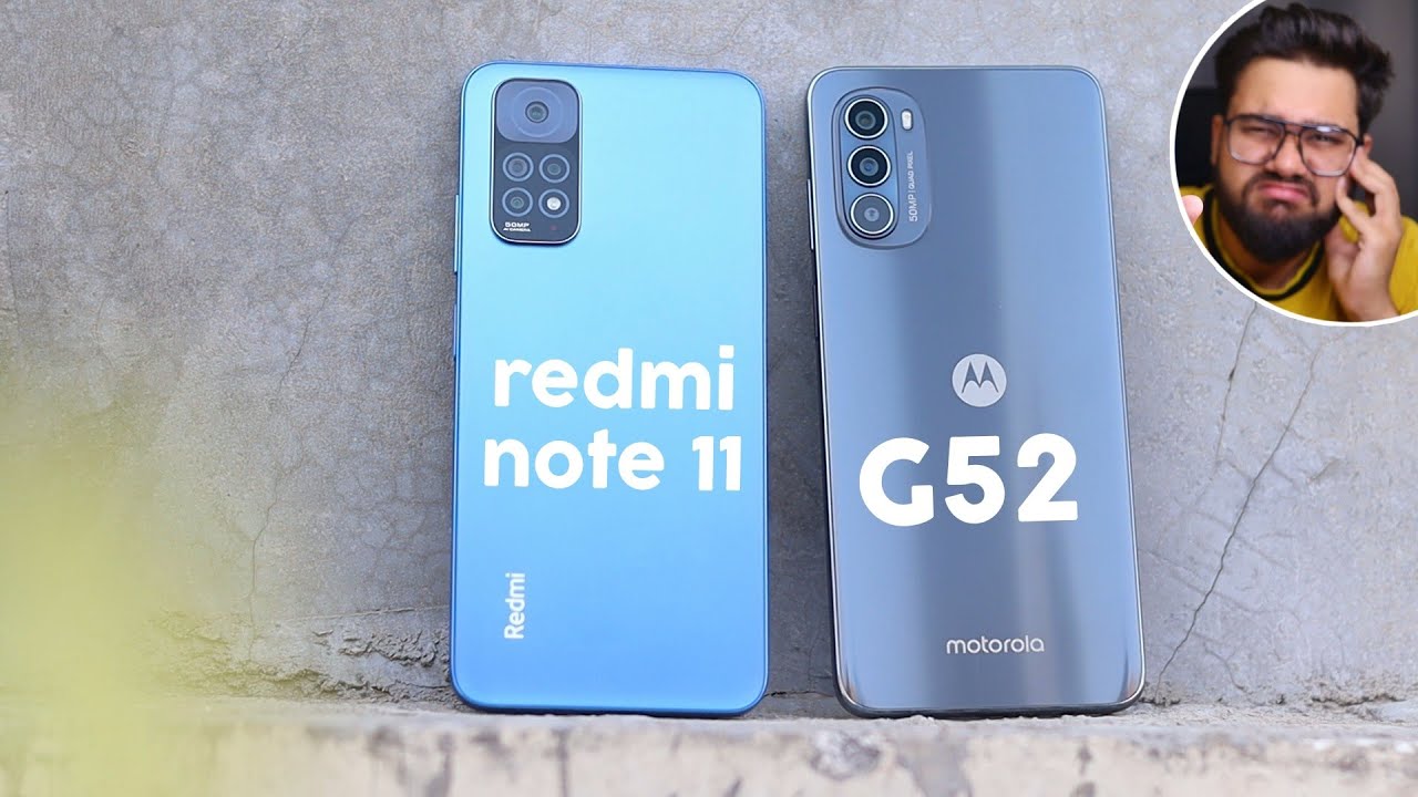 MOTO G52 vs Redmi Note 11 *Full Comparison* ⚡ Camera, Display & More
