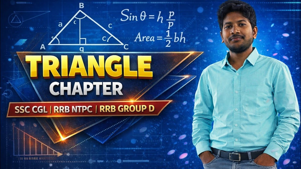 Scalene Triangle Questions | Mensuration | SSC & Railway Maths