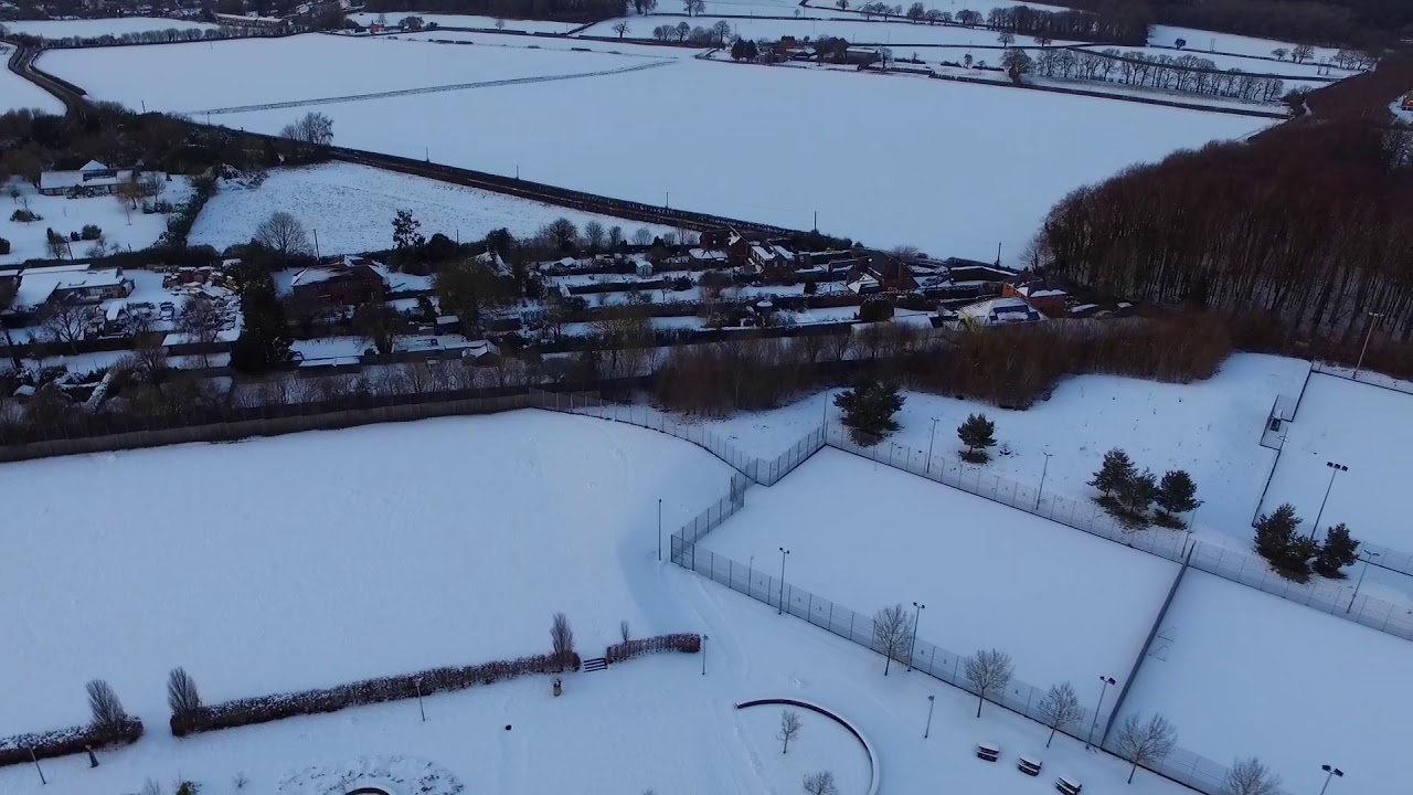 First Snow Of 2019 - Basingstoke UK