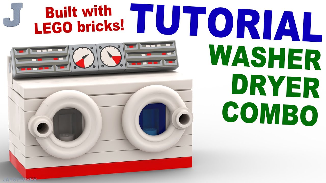 LEGO Washer Dryer Combo How To Tutorial