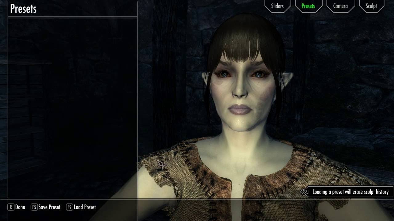 Skyrim - Race Menu - Character Creation