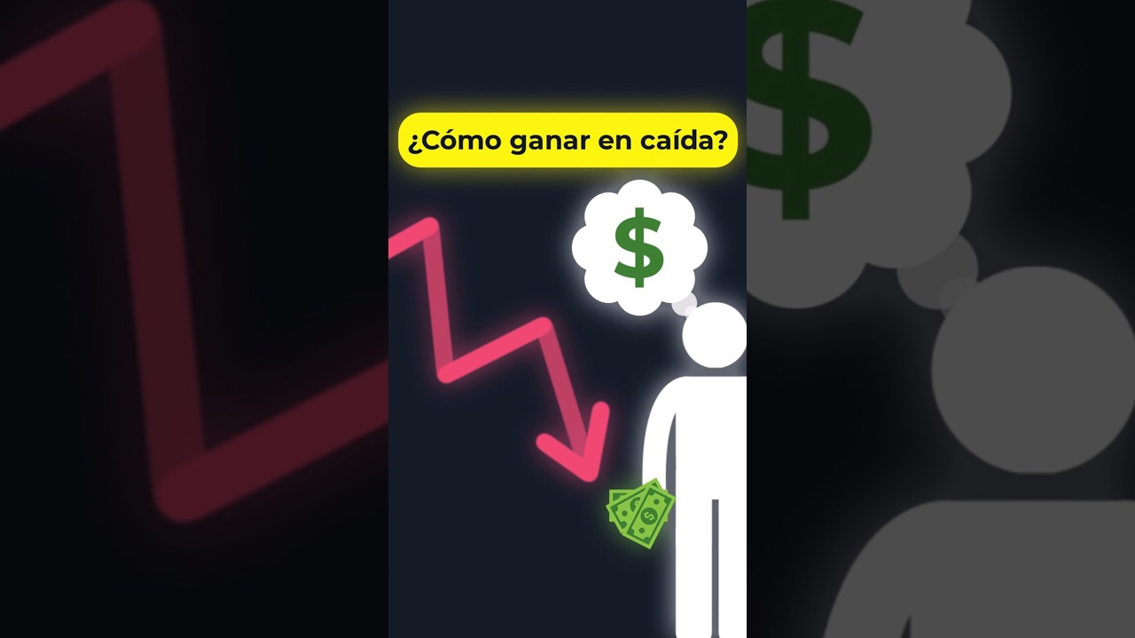 📉💸 C&oacute;mo GANAR DINERO cuando el PRECIO BAJA (Explicaci&oacute;n f&aacute;cil) #trading #forex #criptomonedas