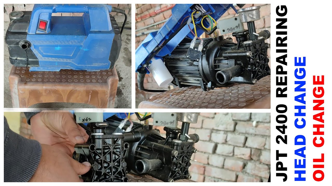 Repairing Series #3 | PRESSURE WASHER REPAIRING | JPT 2400 | PUMP CHANGING | OIL CHANGE