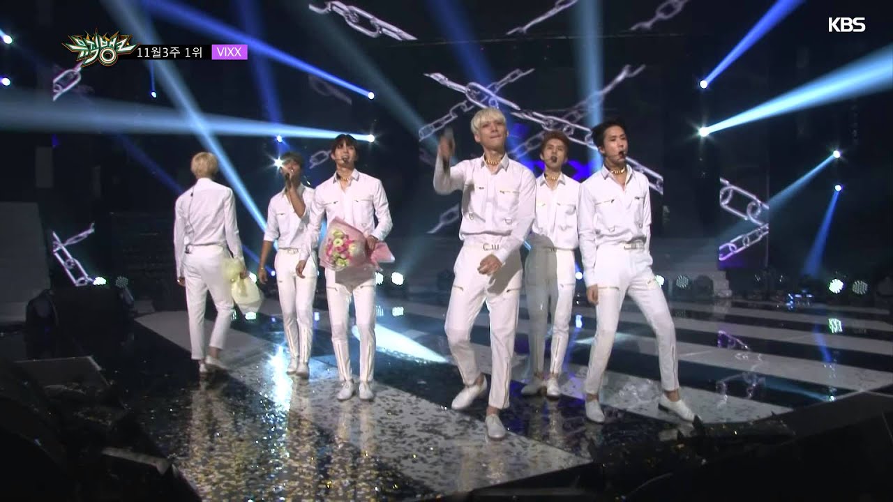 [뮤직뱅크]11월 3주 1위 VIXX-사슬 세리머니Cut