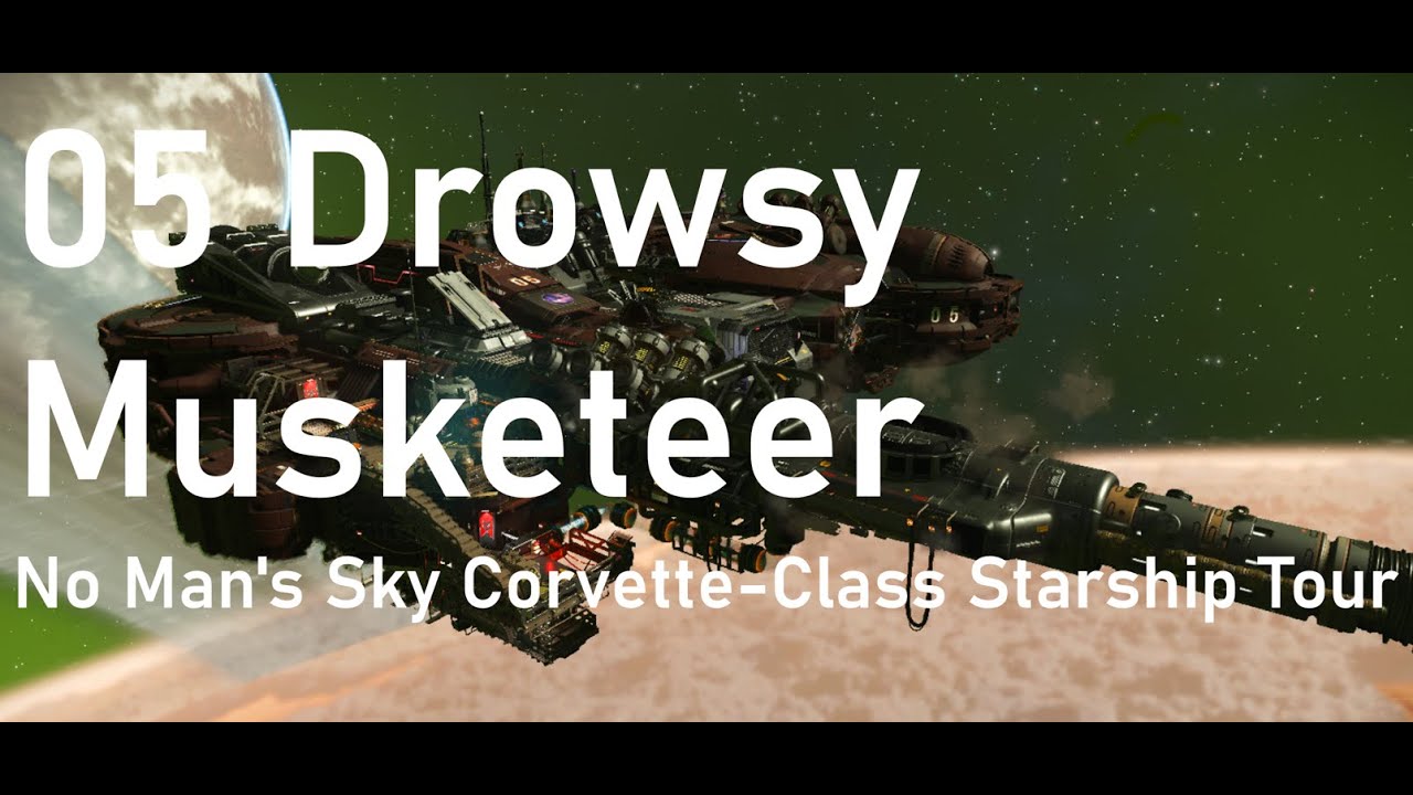 Corvette-Class Starship: The 05 Drowsy Musketeer (No Man's Sky)