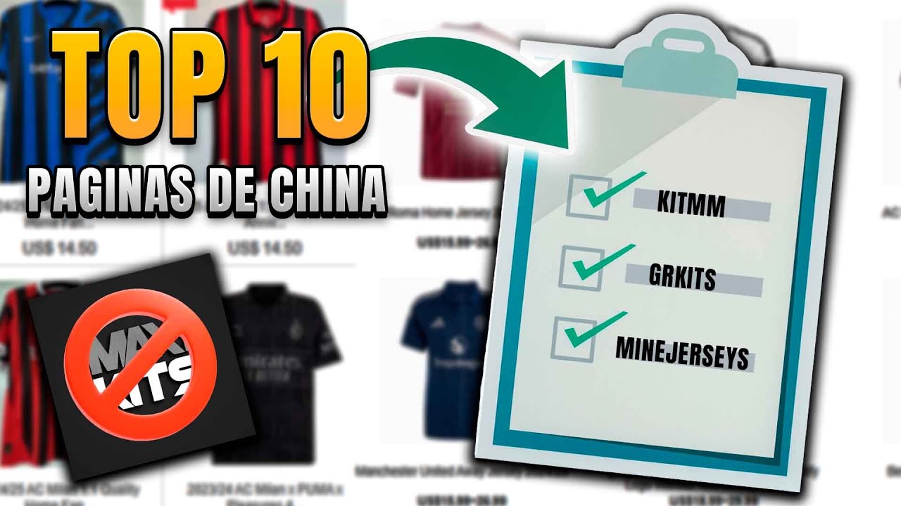 Las MEJORES 10 paginas para COMPRAR CAMISETAS EN CHINA