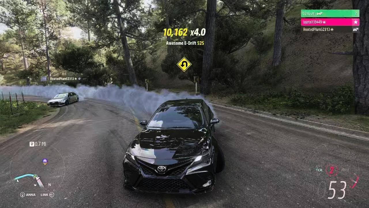 Forza Horizon 5 Up Hill In The Toyota Camry