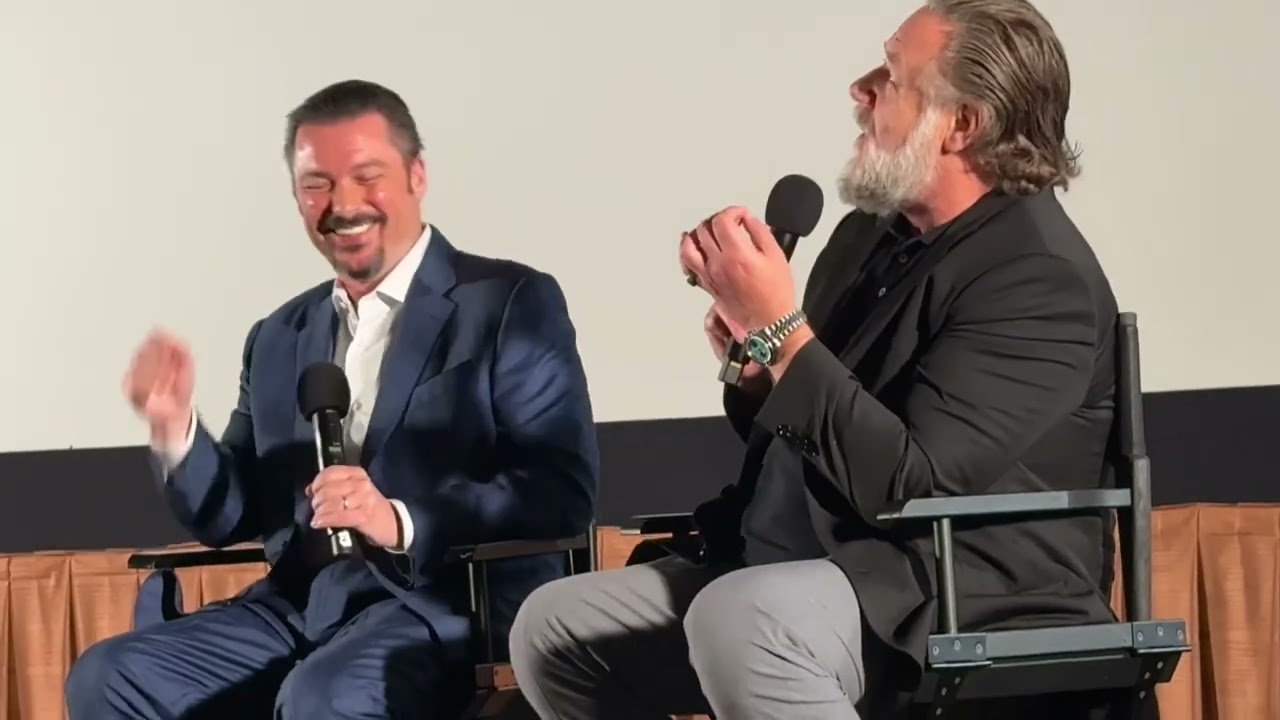 Russell Crowe and Director James Vanderbilt Q&A “NUREMBERG”