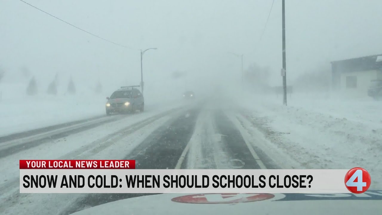 What factors determine a snow day?