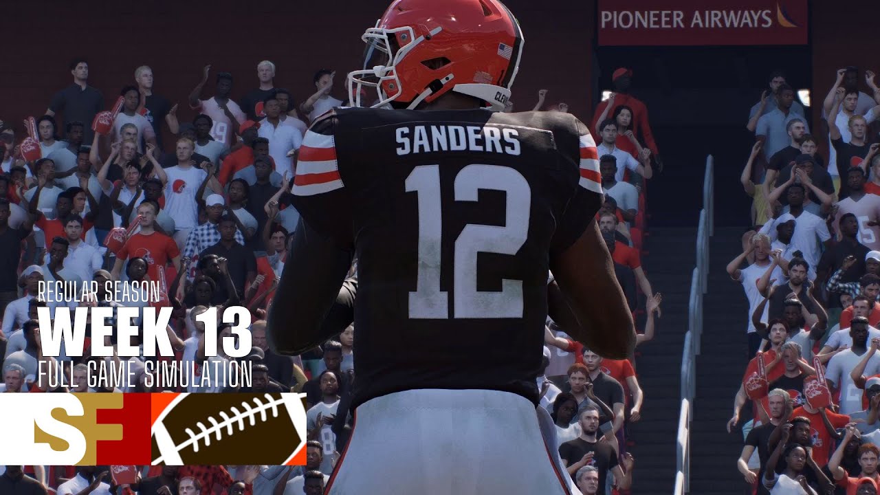 Sanders | 49ers vs. Browns | 2025-26 Season Week 13 | Madden NFL 26 Simulation