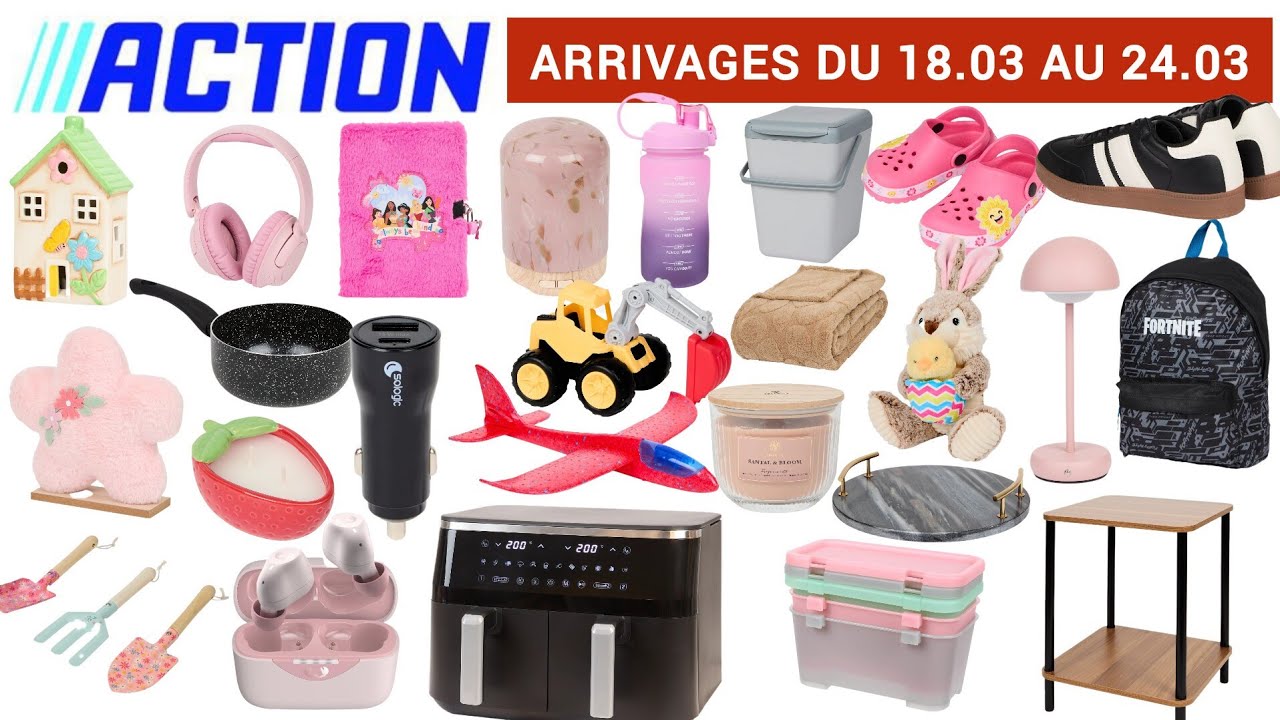 📍Action Arrivage de la Semaine 18.03 au 24.03  🎀 Loisirs Cr&eacute;atifs #ActionFrance 🎀 Nouveaut&eacute;s #action