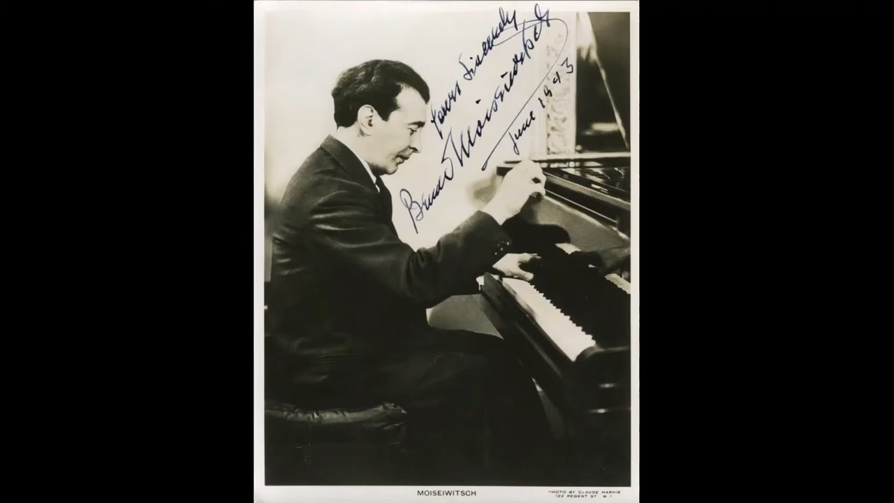 Chopin | Ballade N°1, Op.23 | Benno Moiseiwitsch (Studio 1938-39)