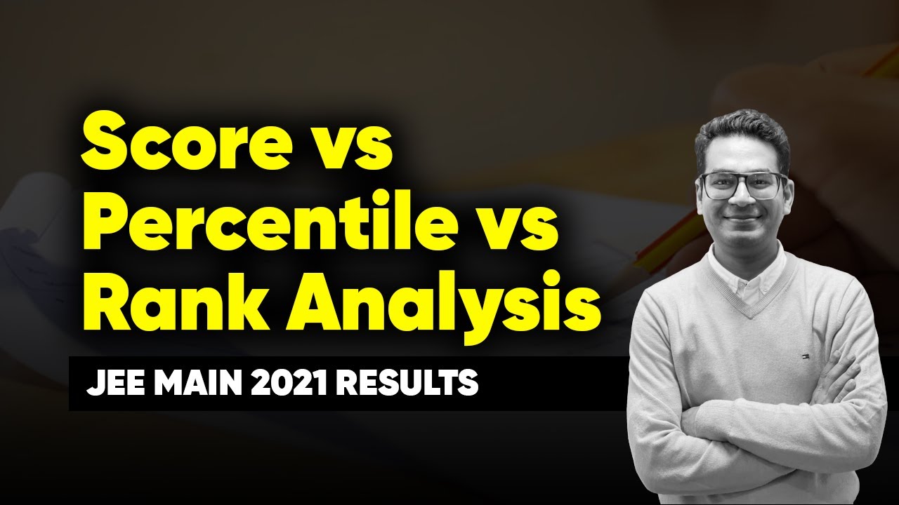JEE MAIN 2021 Results Declared | Score vs Percentile vs Rank Analysis | MathonGo | Anup Sir