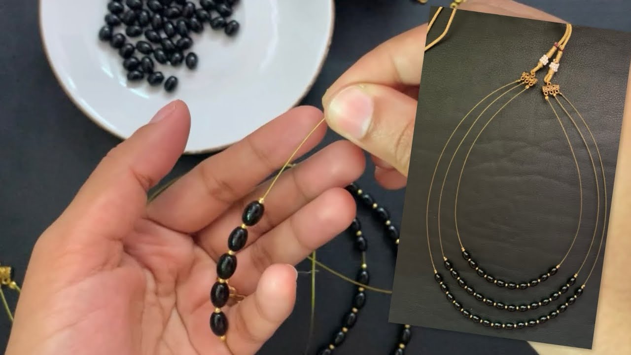 How to make Invisible necklace #invisiblenecklacemaking#beadsartanddesigns