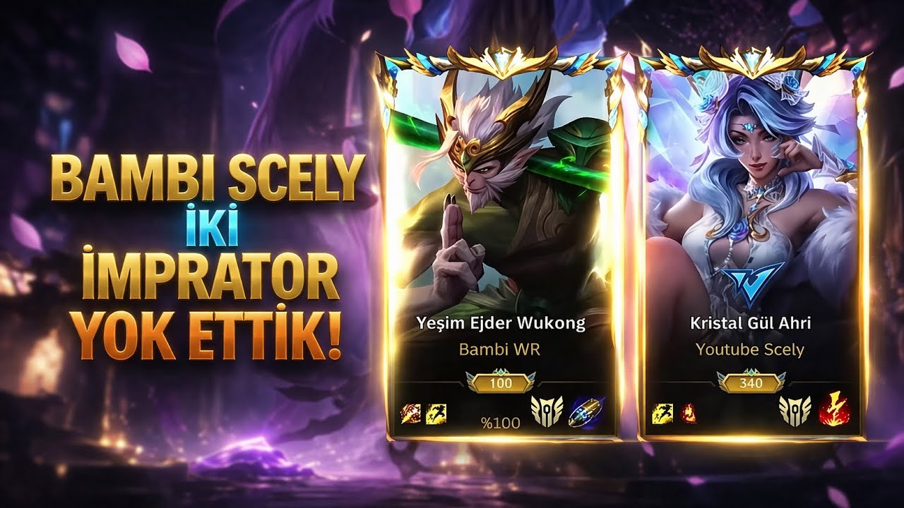 SCELY BAMBİ İKİ İMPARATOR OYUNU YOK ETTİK! SUİKAST&Ccedil;I WUKONG AŞIRI BOZUK- Lol Wild Rift