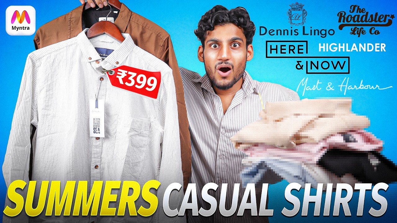 Top 7 Breathable Cotton Shirts Under ₹500 (For Extreme Heat 🥵)