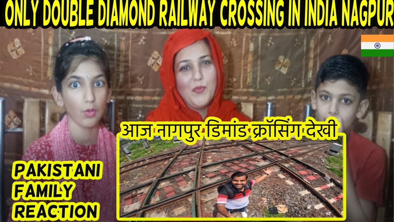 Nagpur daimand crosing !! Only Double Diamond Railway crossing in India ( Nagpur ) Life Hap Reaction