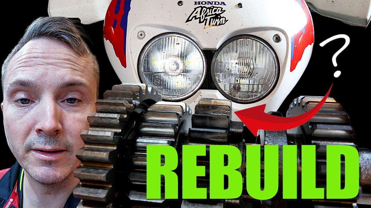 Rebuilding the legendary Africa Twin XRV750 motorcycle engine