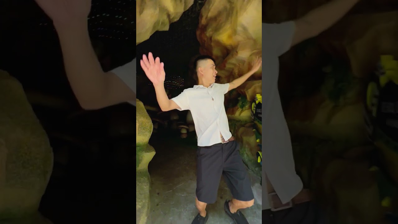 Haunted cave 👻🌳 Su H&agrave;o bị rơi v&agrave;o hang động ma &aacute;m #shorts